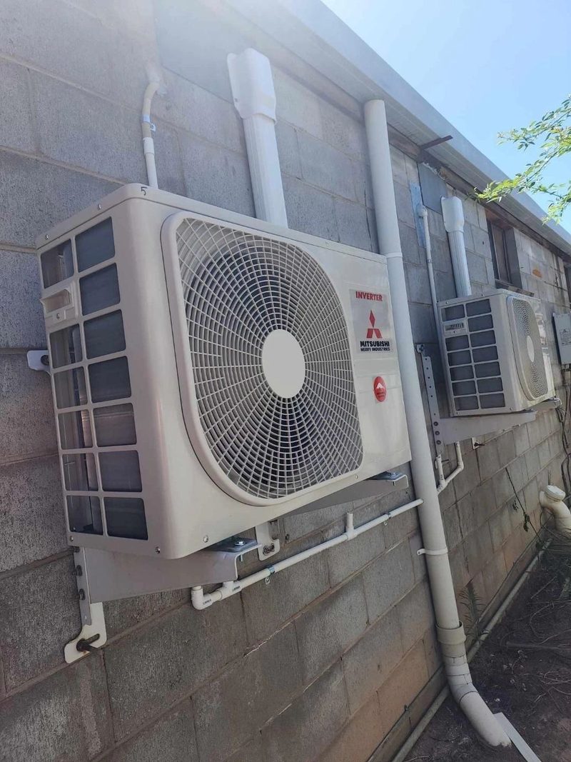 Two inverter systems serving a commercial building